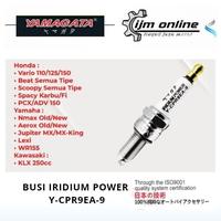 Gambar Busi iridium Yamagata Y-CPR6EA-9 BUSI Beat,vario,scoopy,supra x 125,karisma,satria fu 150,vixion Motorcycle dari Ijmonline undefined 2 Tokopedia