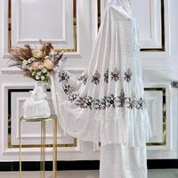 Gambar NEW MUKENA ARMANY JAGUAR BORDIR 2IN1 INCLUDE ROK DAN TAS SUPER CANTIK UKURAN JUMBO - kode 1 dari IisannisaMukena undefined 3 Tokopedia
