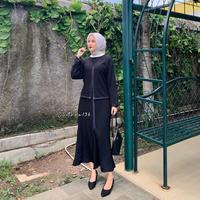 Gambar Keanzi Setelan Rok Korean Style Crinkle Airflow Oneset Rok Duyung Kekinian - KEANZI PUTIH dari Awear.of undefined 1 Tokopedia
