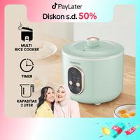 Gambar (Ekslusif Ischaindyofc) Samono Panci Listrik Serbaguna Multi  Kapsitas 2L Lapisan Keramik (SW-DG03) - SW-DG03 dari Samono Indonesia undefined 1 Tokopedia