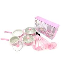 Gambar KH - -Cookware Set 13pcs M-315 Panci Anti Lengket Tutup Kaca Tebal & Pegangan Anti Panas 1 Dus @ 10 Set - Pink dari kingshousewaree undefined 2 Tokopedia