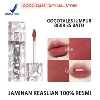 Gambar BPOM | COD Lipmud Ais, GOGOTALES, Gincu Matte,Tahan Lama, Lip & Cheekmud,G06 & G08,Gogo Tales, Lipkrim Ais Mud,Solekan, untuk Bibir dan Pipi Lipstick Makeup, gincu handaiyan Lipstik Gloss Liquid - G01 dari GOGO TALES.STORE undefined 1 Tokopedia