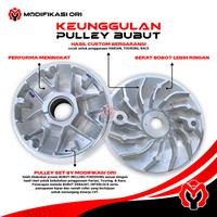 Gambar PULLEY BUBUT BEAT Kirian CVT custom Beat Upgrade Rumah Roller Ori Kipas Pulley Rumah roller bubut derajat dari Modifikasi Ori undefined 3 Tokopedia