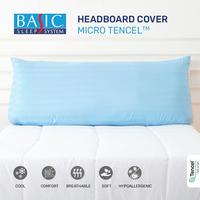 Gambar BASIC Headboard Cover Micro Tencel - Blue Sky, 90x24x65 dari Basic Springbed undefined 2 Tokopedia