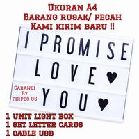 Gambar LIGHT BOX /A4 LETTER BOX /CINEMATIC LED LIGHT /LAMPU KAMAR TIDUR LIGHT - Hitam, BIASA dari marsadi undefined 3 Tokopedia