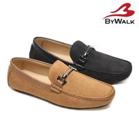 Gambar BYWALK CMS53 Sepatu Loafers Pria Formal Casual Moccasin Slip On Flat Shoes Kasual  Kerja - BLACK, 38 dari Bywalk Shoes undefined 4 Tokopedia
