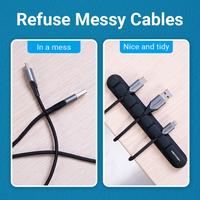 Gambar Vention Kabel Organizer Clips Holder For Desk Strong Adhesive and Silicone Body KBT KBR KBS dari Mall IT Medan undefined 5 Tokopedia