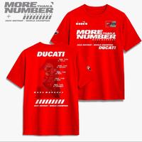 Gambar T-SHIRT/KAOS ATASAN PRIA/WANITA Marc Marquez MotoGP  MORE THAN A NUMBER 2025 Ducati Corse all Size S M L XL XXL T-Shirt  Katun - merah, S dari JB CLOTH undefined 1 Tokopedia