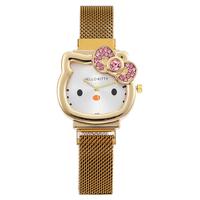 Gambar (KT) Modish Watch Jam Tangan Wanita Lucu Hello Kitty Elegan Stylish dan Unik Stainless Perak Rose - Kitty-Gold dari PlanetEarphone.id undefined 3 Tokopedia