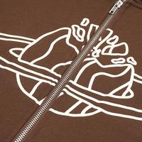 Gambar Broken Planet Market Outer Space Zip-Up Hoodie - Brown, M dari hyermart undefined 3 Tokopedia