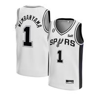 Gambar Jersey Basket Victor Wembanyama San Antonio Spurs #1 Putih - Swingman Bola Basket Baju Kaos T-Shirt Tshirt Atasan Costum Kostum dari TOKINDO INDONESIA undefined 5 Tokopedia