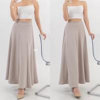 Gambar Eiji - Audy Skirt - Korean Loose Maxi Skirt Rok Wanita Anti Kusut Polyester - Rok Flare Scuba Wanita - Rok Basic Polos - Maxi Skirt Rok Panjang Wanita - Hitam, Fit S-M dari Eiji.idstore undefined 1 Tokopedia