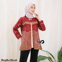 Gambar Atasan Batik Wanita Modern Termurah Terbaru Model Bolero 2024 Katun Baju - meylika hitam bolero, M dari Batikputrizida undefined 3 Tokopedia