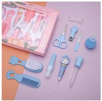 Gambar Baby Care Kit Set 10 in 1 / Perlengkapan Bayi 10 in 1 / Kit Newborn 10 in 1 / Infant Healthcare Grooming Set / HAMPERS BABY - BIRU MUDA dari Cheah Store undefined 1 Tokopedia