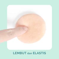 Gambar GLAMFIX Finishing Powder Puff Spons Bedak Tabur Loose Powder Sponge Alat Kecantikan Makeup - 1 pcs dari Glamfix Indonesia undefined 5 Tokopedia