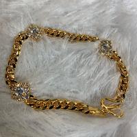 Gambar Gelang tangan rantai lulut kombi mataputih kotak segi dari Perhiasan cantik cantik undefined 4 Tokopedia