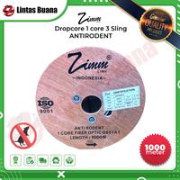 Gambar Kabel Dropcore 1 Core 1000 Meter ANTI RODENT Kabel Fiber Optik 1000m FTTH Zimmlink ANTIRODENT steel wire 1.0mm dari Lintas Buana Sby undefined 2 Tokopedia