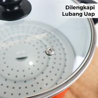 Gambar Maspion Panci Stock Pot Enamel Eco Ceria 26 cm 30 cm Panci Serbaguna - MHS - 26 cm dari Maspion Home Store undefined 4 Tokopedia