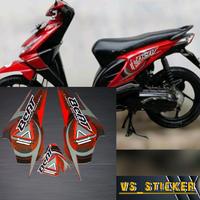 Gambar STRIPING LIST BODY STANDAR MOTOR HONDA BEAT KARBU 2009 2010 MERAH PUTIH HITAM BIRU PINK Motorcycle Kendaraan Sepeda - merah dari vs sticker_NEW undefined 5 Tokopedia