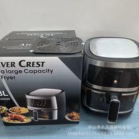 Gambar Silver Crest Air Fryer / Penggorengan Tanpa Minyak / Tubuh baja tahan karat Ukuran 8L 1200W - HITAM dari JB SAJADAH undefined 2 Tokopedia