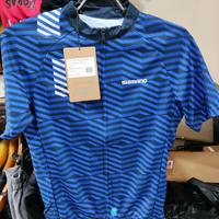 Gambar SHIMANO TEAM Short Sleeve Cycling Jersey Original Baju Sepeda Roadbike & MTB - M, Biru dari GS BIKE SHOP undefined 5 Tokopedia