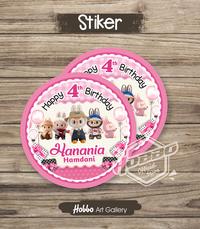 Gambar 10 pcs - Stiker Ultah - Tumpeng Mini - Nasi Box - Bento - Sticker Ulang Tahun - Birthday Sticker - Astronout dari Hobbo Official undefined 1 Tokopedia