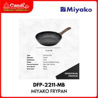 Gambar MIYAKO Frying Pan Teflon Diameter 22 cm Non Stick Marble Coating DFP-2211-MB dari CANDI ELEKTRONIK undefined 5 Tokopedia