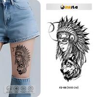 Gambar tato temporer premium semi permanen tattoo fruit ink tatto wanita dayak Tatoo cewe Temporary chromogenic - GZ-1208 dari Inkita Official undefined 1 Tokopedia