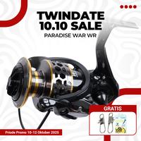 Gambar Reel Paradise War | Water Resistant Max Drag 15kg 7+1 Stainless Ball Bearing Ukuran 1000-6000 WR | RWR - 2000+ dari Toko Pancing Moncer undefined 1 Tokopedia