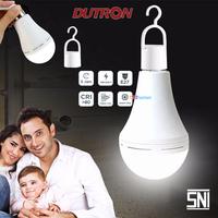 Gambar DUTRON HERO Lampu Led Bohlam Bulb Emergency lampu LED darurat Magic Cas Charge Sentuh SNI Original AC DC Kualitas bagus tahan 5 jam 10w 12w 16w 10watt 12watt 16watt 10 12 16 W watt 6500K putih rumah kantor nyala otomatis gratis fitting gantungan portable - 10watt dari Homer hardware undefined 3 Tokopedia
