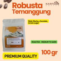 Gambar Biji Kopi Bubuk Robusta Temanggung 100 gr Coffee Beans Single Origin Grade 1 Coffe Roast Bean Espresso Dan Manual Brew - BIJI dari Karfuan Coffee undefined 1 Tokopedia