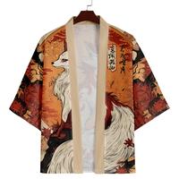 Gambar Kimono haori cardigan outer jejepangan jepang japanese rubah unisex pria wanita cosplay harajuku style dari IZIcellYkNEW undefined 3 Tokopedia