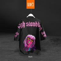 Gambar HIGH STAND KAOS OVERSIZE YUKS PRIA WANITA COTTON COMBED 24S TEBAL TSHIRT BIG SIZE BAJU DISTRO ORIGINAL OVERSIZED TANGAN PENDEK Hitam - High Stand, M dari YUKS STORE undefined 3 Tokopedia