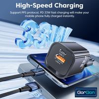 Gambar GORGON Adaptor Kepala Charger GAN 33 Watt & 20 Watt PD Type C + QC 3.0 Fast Charging 33 Watt & 20 Watt - ADAPTOR 20 WATT dari Gorgon Indonesia undefined 5 Tokopedia
