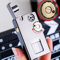 Gambar ZORRO One-button Start Ignition Windproof Open Flame Kerosene Lighter Two Ignition Modes Spare Matches Large Fuel Tank Mens Gift dari Ressa Andiji undefined 3 Tokopedia