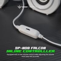 Gambar NYK SP-N08 Falcon Speaker RGB - SPN08 SP N08 Speaker Gaming Stereo - Putih dari Clover Gaming Indonesia undefined 4 Tokopedia