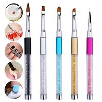 Gambar Kuas Kuku Nail Art Liner Brush Gambar Premium - BLACK dari Beautybynov undefined 1 Tokopedia