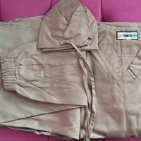 Gambar Baju Oka Setelan Celana Joger Karet / Baju OK Lengan Pendek/Seragam perawat bidan dokter / Seragam medis / Baju Scrub Lengan pendek Wanita - Sage, S dari Trimedika02 undefined 3 Tokopedia