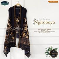 Gambar VEST BATIK OUTER CARDIGAN TRENDY OUTFIT UNGGUL ELEGAN - Gelis hitam, Allsize dari WANNA STORE undefined 5 Tokopedia