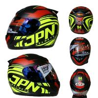Gambar Helm JPN Full Face Motif untuk Berkendara Motor - Motorcycle - F3 MAX - GREEN, M dari MARKAS HELMET.19 undefined 5 Tokopedia
