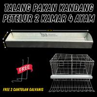 Gambar Talang/Tempat Pakan Ayam Galvanis Petelur Variasi Anti Karat | Best Seller - TEMPAT PAKAN 2/2 FREE CANTOLAN dari Belanja bangunan undefined 5 Tokopedia