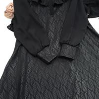 Gambar ABAYA DELISA forzaletta embos premium Binsal butik exclusive basic abaya Lembut Gamis Wanita Mewah dari bin sal butik temboro undefined 3 Tokopedia