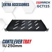 Gambar GT CANTILEVER TRAY DEPTH 250MM GCT125 – AMBALAN 1U EXTRA SHELF RAK SERVER – ACCESSORIES SERVER RACK GT RACK dari BrothersNetworks undefined 3 Tokopedia