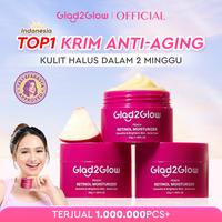 Gambar Glad2Glow Peach Retinol Moisturizer Pelembab Anti Penuaan Penghalang Kulit Mencerahkan Flek Hitam Mengurangi kerutan mencerahkan warna kulit menghaluskan kulit mengecilkan pori-pori membesar dan melembabkan g2glow official store - 1pc dari Glad2Glow Official Store undefined 1 Tokopedia