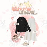 Gambar Outfit One Set Wanita Kekinian (Kemeja, Rok Aline Kekinian, Jilbab) OOTD Hijab Style Korean - Z08 Muslim Baju Setelan Celana Remaja Dewasa Atasan Kulot Panjang - atasan hijab dari Yumona Style undefined 3 Tokopedia