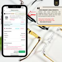 Gambar NARO Frame kacamata Usop bulat kecil Pria wanita terbaru bisa lensa bluecromic, photocromic antiradiasi dan uv Glasses Eyewear (BELI 1 GR4TIS 1) - Full Silver, Blueray Optik (Minus/Cyl) dari NARO OPTIK undefined 4 Tokopedia