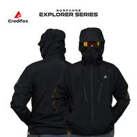 Gambar CREDIFOX Jaket Gorpcore Seri Explorer Bahan Taslan Balon Waterproof - Gorpcore Jacket Anti Air - HITAM, XL (65kg-80kg) dari Credifox 0fficial store undefined 2 Tokopedia
