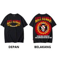 Gambar PROMO.......Kaos ANTI KEWAN  Cotton Combed 24s - Lembut, Pria, Nyaman, Panjang, Hitam,  Wanita, Sweater, Distro, Basic, Unisex Sablon Soft Standar Baju Polos T-Shirt Tangan Lokal Katun Oversize - S dari HEART CLOTHES_NEW undefined 1 Tokopedia