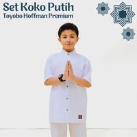 Gambar Koko Anak Putih Setelan Lengan Pendek Dan Panjang 6 - 15 Tahun Katun Toyobo Hoffman Premium - Setelan Pendek, S dari ASH Arseta Clothing undefined 5 Tokopedia