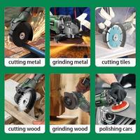 Gambar 【COD】TANZU 21V Mesin Gerinda Brushless Motor Angle Grinder TZ-980 Penggiling Sudut Portable Multifungsi Untuk Potong Poles Ubin Keramik Kayu DIY Profesional Logam Gerinda Duduk dengan Motor Brushless 12000RPM Baterai 8000mAh Perlindungan Berlebihan Panas - Tanpa Baterai dari Tanzu4Store undefined 3 Tokopedia